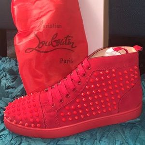Red Christian Louboutin Men size 10